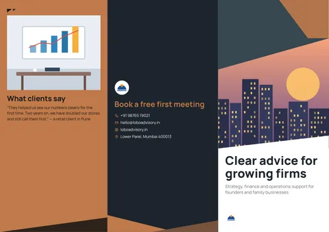 Meridian — brochure template