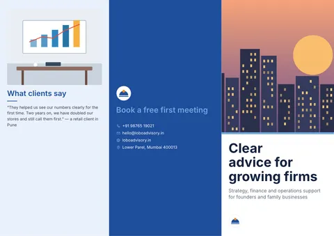 Trust — brochure template