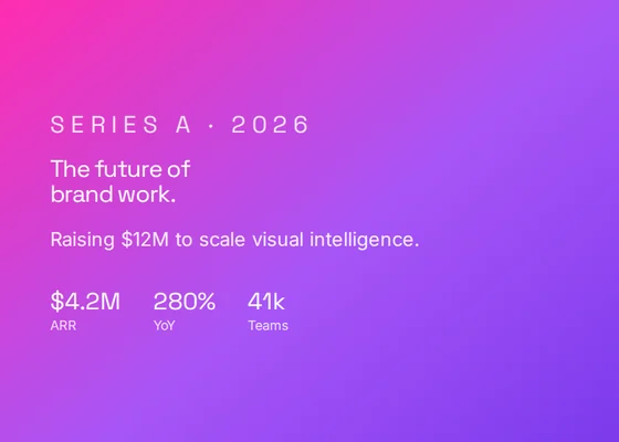 A pitch deck generated by visualworks.ai with numbered citations on the slide